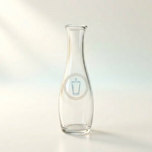 Clear Glass Bud Vase