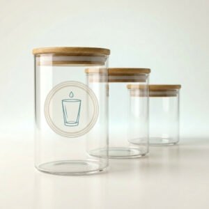 Glass Canister Set (3)