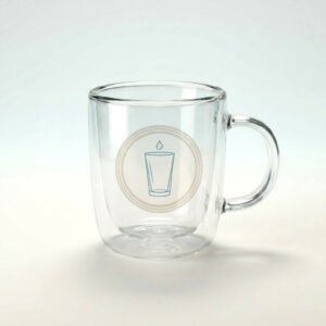 Double-Wall Glass Mug