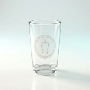 Glass Cocktail Jigger