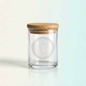 Glass Spice Jar Set (6)